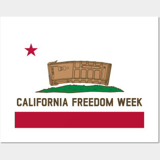 California Magazine Freedom Week Flag Posters and Art